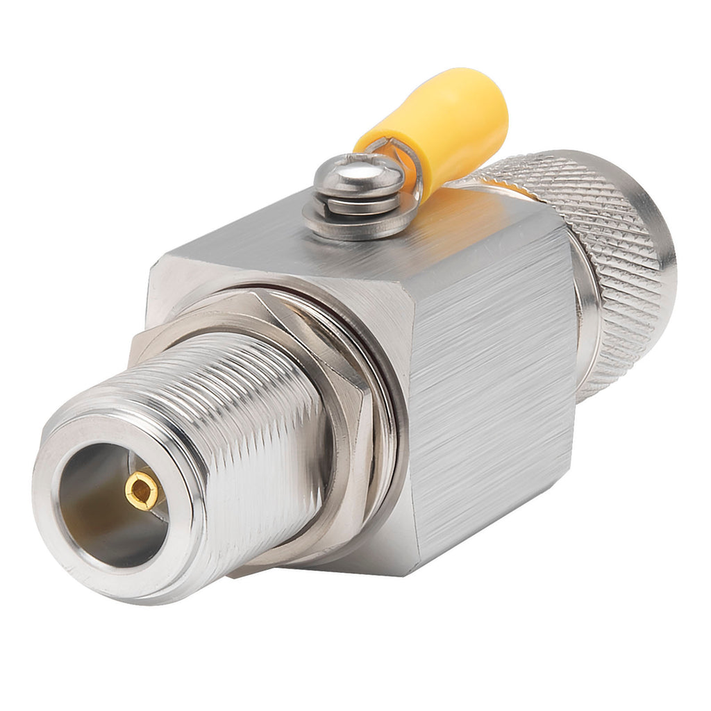 YILIANDUO Coaxial Lightning Surge Protector Lightning Arrester N Male Female 50 Ohm DC 0-6GHz with 90V Gas Tube for Outdoor 4G LTE GPS Ham Antenna 868 MHz LoRaWAN Helium Miner Hotspot Antenna