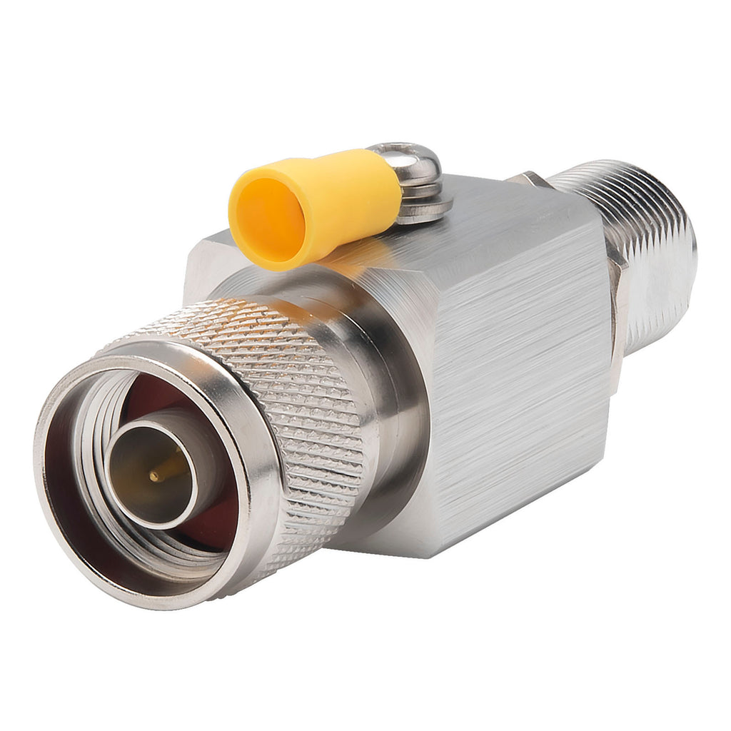 YILIANDUO Coaxial Lightning Surge Protector Lightning Arrester N Male Female 50 Ohm DC 0-6GHz with 90V Gas Tube for Outdoor 4G LTE GPS Ham Antenna 868 MHz LoRaWAN Helium Miner Hotspot Antenna
