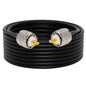 YILIANDUO CB Radio Antenna Cable PL259 UHF Male to Male RG58 Coax Jumper Cable 50CM for CB VHF UHF Ham Radio PMR Wireless LAN Devices SWR Meter Linear Amplifier Dummy Load