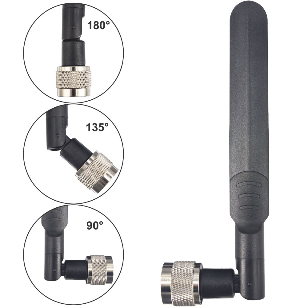 YILIANDUO 12 dbi 2.4G 5G 5.8Ghz Dual Band WiFi Antenna N Male Universal Antenna Amplifier WLAN Router Antenne Connector Booster 2-Pack