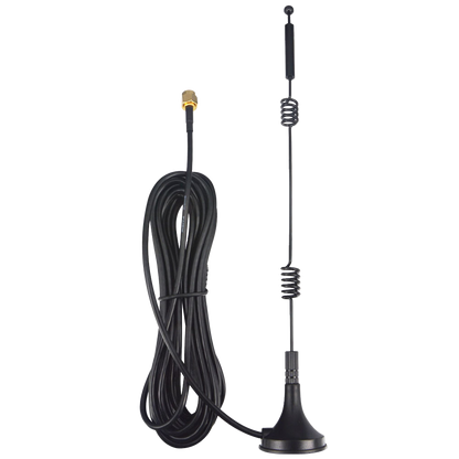 YILIANDUO Dual Band Aerial 9dBi 2.4GHz 5.8GHz SMA Male Antenna with Magnetic Base 3M Cable for WiFi Routers Wireless Video Security Camera Surveillance Truck Car Reversing Monitor 2 Pack