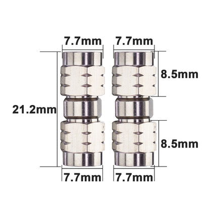 YILIANDUO 2.92mm Male Female Precision Microwave Connector RF Adapter | DC-40GHz 50Ω Stainless Steel, Mechanically Compatible with SMA Connectors