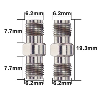 YILIANDUO 2.92mm Male Female Precision Microwave Connector RF Adapter | DC-40GHz 50Ω Stainless Steel, Mechanically Compatible with SMA Connectors