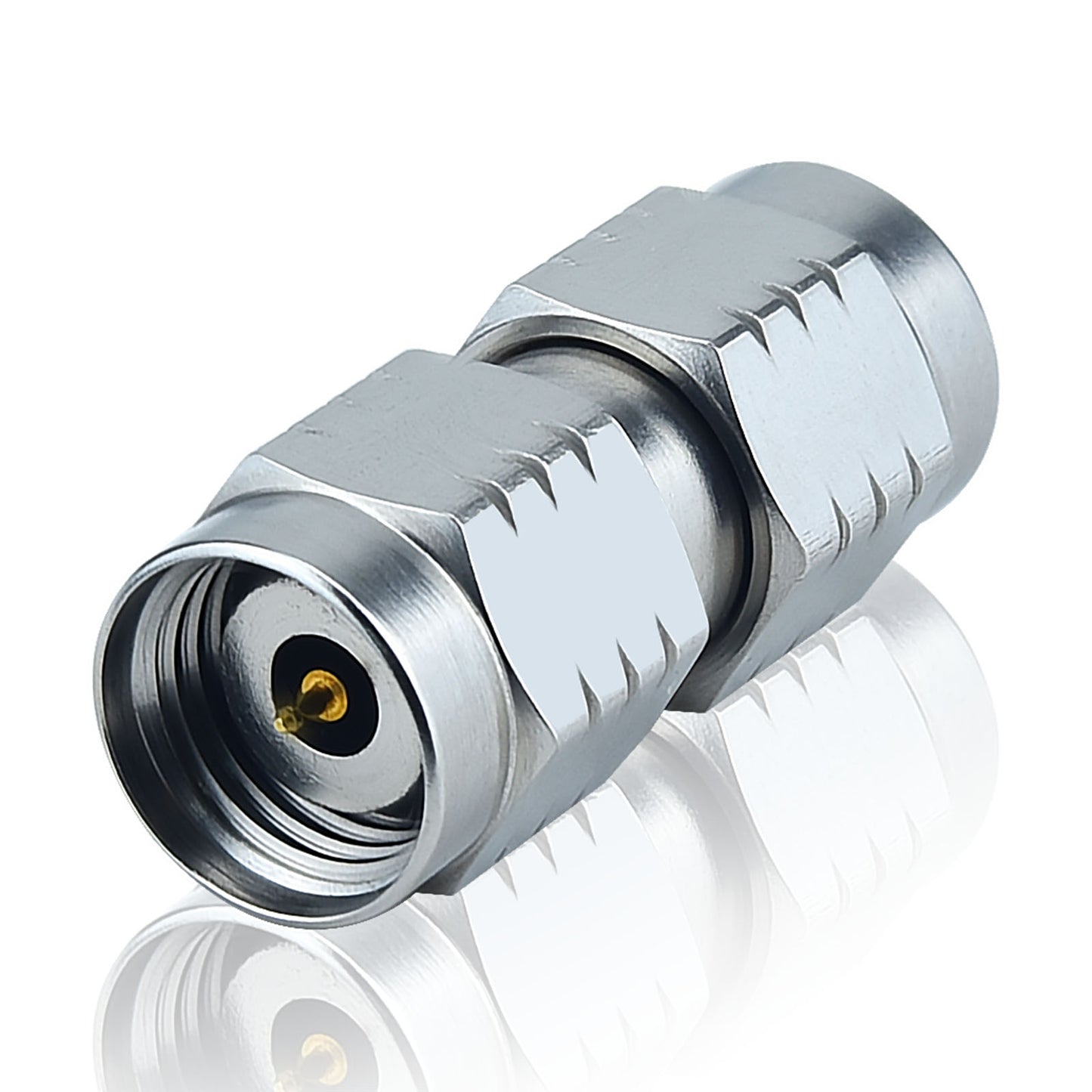 YILIANDUO 2.4mm Male Female Precision RF Millimeter Wave Adapter | DC-50GHz 50Ohm Passivated Stainless Steel High Frequency Test Connector