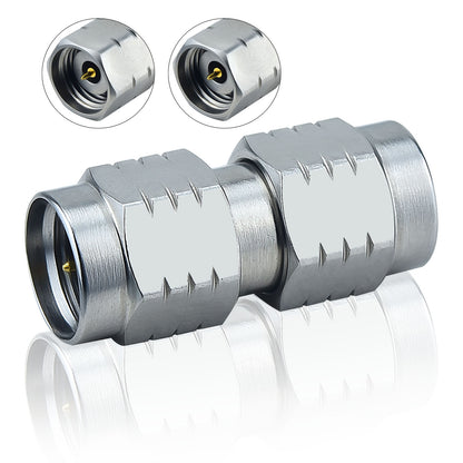 YILIANDUO 2.4mm Male Female Precision RF Millimeter Wave Adapter | DC-50GHz 50Ohm Passivated Stainless Steel High Frequency Test Connector