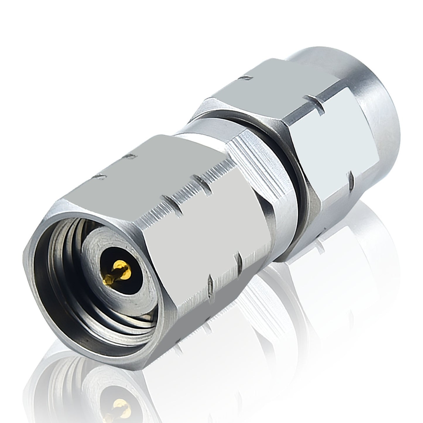 YILIANDUO 2.4mm to 3.5mm Precision RF Millimeter Wave Adapter | DC-34GHz 50Ω Stainless Steel High Frequency Test Connector
