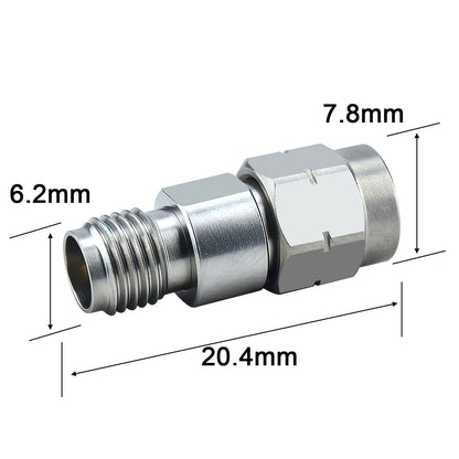 YILIANDUO 3.5mm Male Female Precision RF Adapter | DC-34GHz 50Ω Passivated Stainless Steel, Mechanically Intermateable with SMA & 2.92mm, 3 Gender Variants(FF/MF/MM)