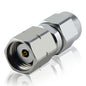YILIANDUO 1.85mm(V-Type) to 2.4mm Male Female Precision Cross-Series RF Adapter | DC-50GHz 50Ω Passivated Stainless Steel High-Frequency Millimeter Test Connector
