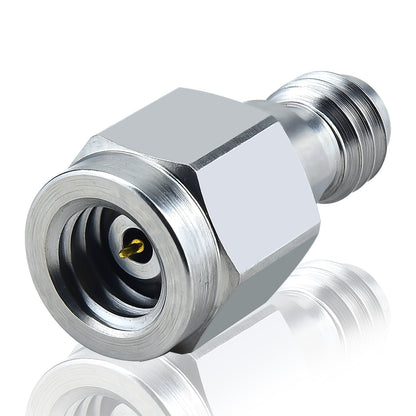 YILIANDUO 1.0mm(W-Type) Precision In-Series RF Adapter DC-110GHz | 50Ω Passivated Stainless Steel, 3 Gender Options(FF/MF/MM) Ultra-High Frequency Millimeter Wave Test Connector