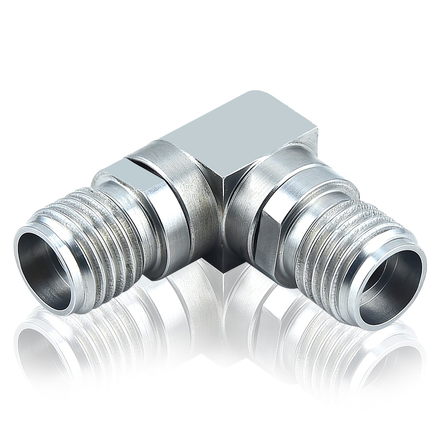 YILIANDUO 2.92mm(K-Type) Right Angle Male Female Precision RF Adapter | DC-40GHz 50Ω Passivated Stainless Steel 90 Degree Bend, Mechanically Intermateable with SMA & 3.5mm Connectors