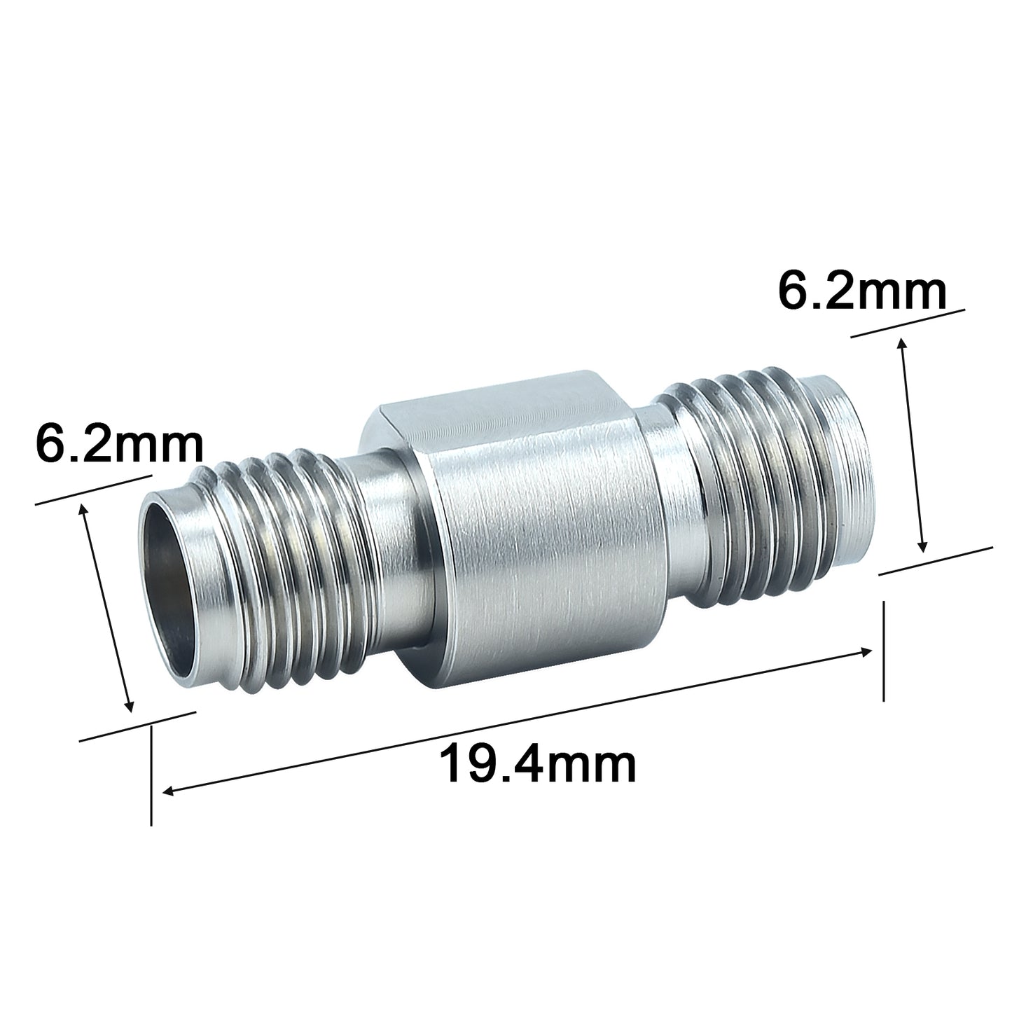 YILIANDUO 3.5mm Male Female Precision RF Adapter | DC-34GHz 50Ω Passivated Stainless Steel, Mechanically Intermateable with SMA & 2.92mm, 3 Gender Variants(FF/MF/MM)