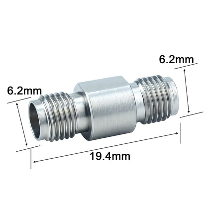 YILIANDUO 3.5mm Male Female Precision RF Adapter | DC-34GHz 50Ω Passivated Stainless Steel, Mechanically Intermateable with SMA & 2.92mm, 3 Gender Variants(FF/MF/MM)