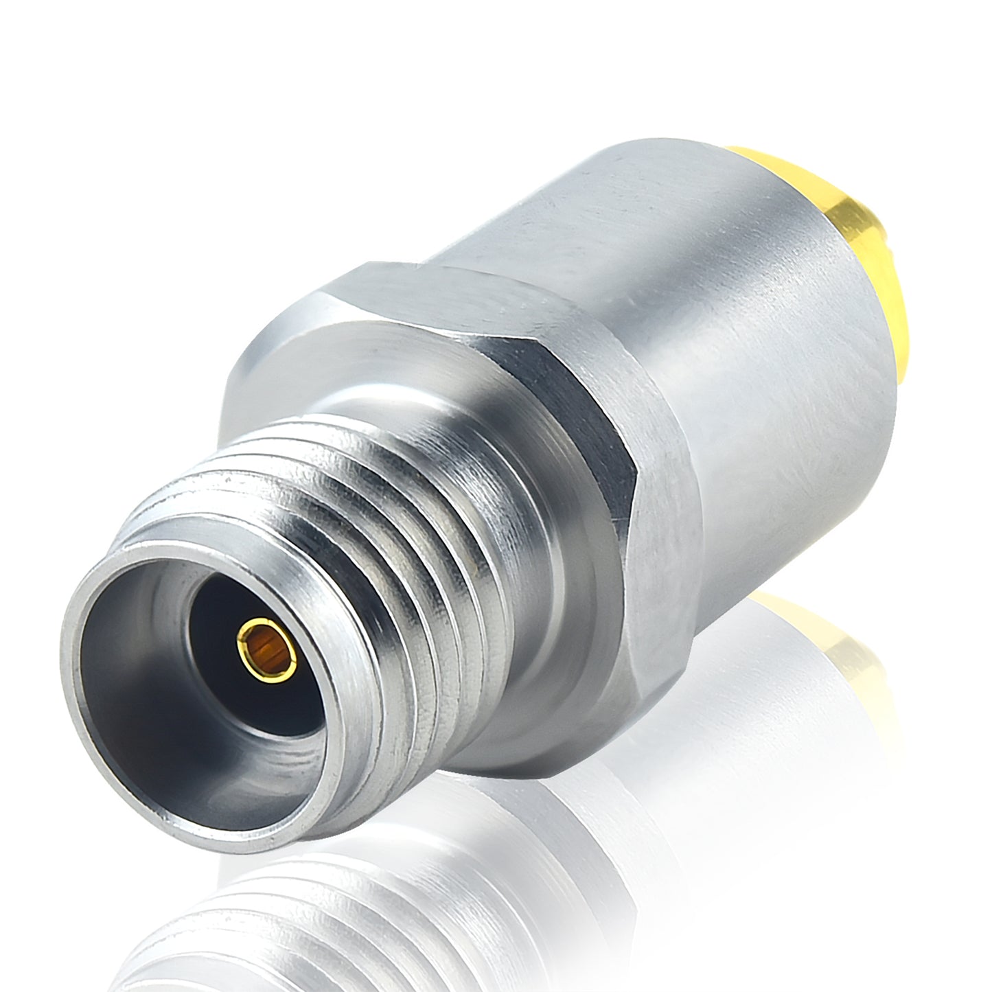 YILIANDUO 2.92mm  to SSMP Male Female Cross-Series Precision RF Adapter | DC-40GHz 50Ω Passivated Stainless Steel Ultra-Miniature SMPM Millimeter Wave Test Connector