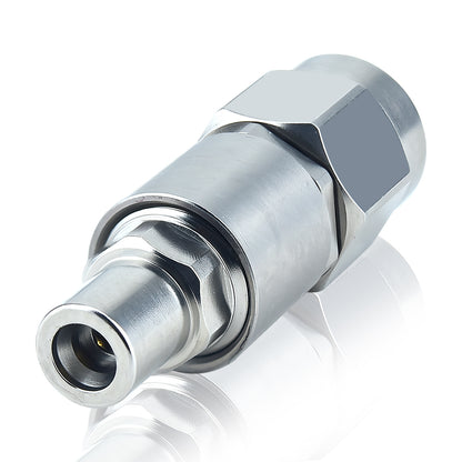 YILIANDUO 2.92mm  to SSMP Male Female Cross-Series Precision RF Adapter | DC-40GHz 50Ω Passivated Stainless Steel Ultra-Miniature SMPM Millimeter Wave Test Connector