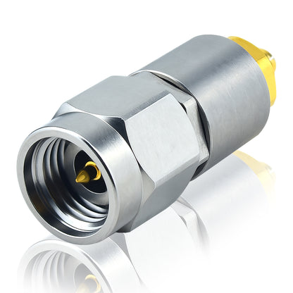 YILIANDUO 2.92mm  to SSMP Male Female Cross-Series Precision RF Adapter | DC-40GHz 50Ω Passivated Stainless Steel Ultra-Miniature SMPM Millimeter Wave Test Connector