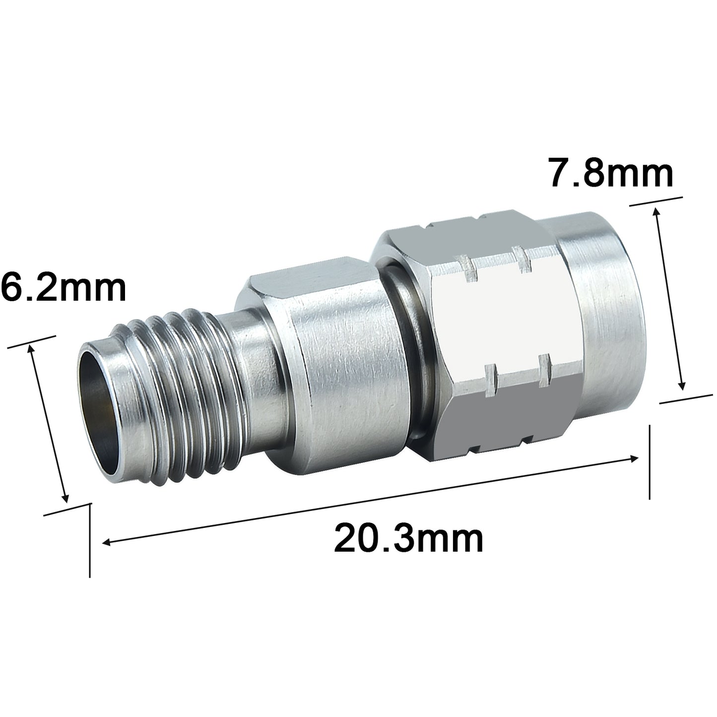 YILIANDUO 2.92mm(K-Type) to 3.5mm Male Female Precision Cross-Series RF Adapter | DC-34GHz 50Ω Passivated Stainless Steel, Mechanically Intermateable with Standard SMA Connectors