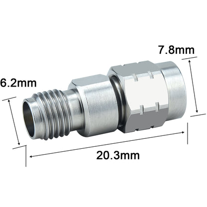 YILIANDUO 2.92mm(K-Type) to 3.5mm Male Female Precision Cross-Series RF Adapter | DC-34GHz 50Ω Passivated Stainless Steel, Mechanically Intermateable with Standard SMA Connectors