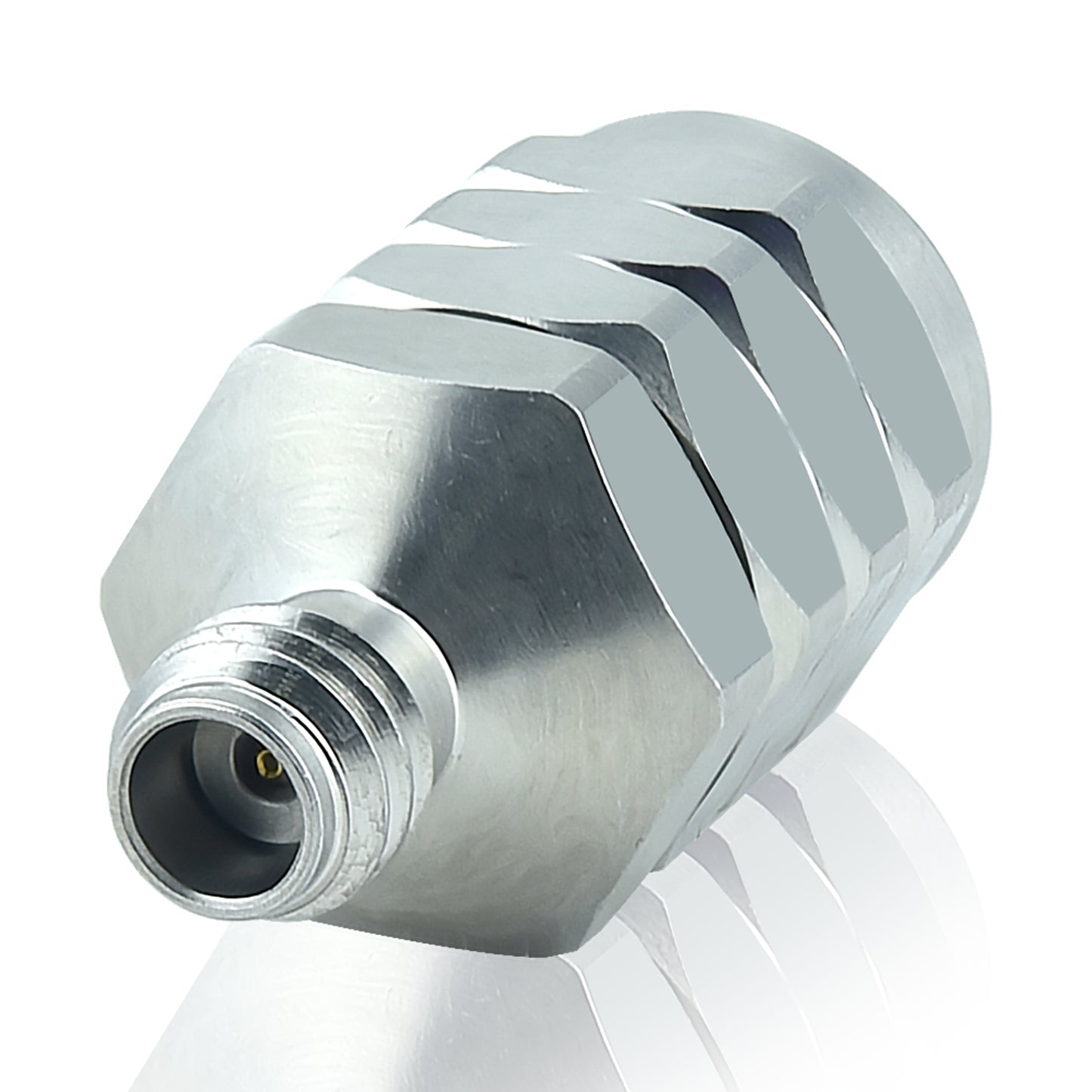 YILIANDUO 1.0mm  to 1.85mm Male Female Precision Cross-Series RF Adapter | DC-67GHz 50Ω Passivated Stainless Steel Ultra-High Frequency Millimeter Test Connector, 1.85mm Mechanically Compatible with 2.4mm Connectors