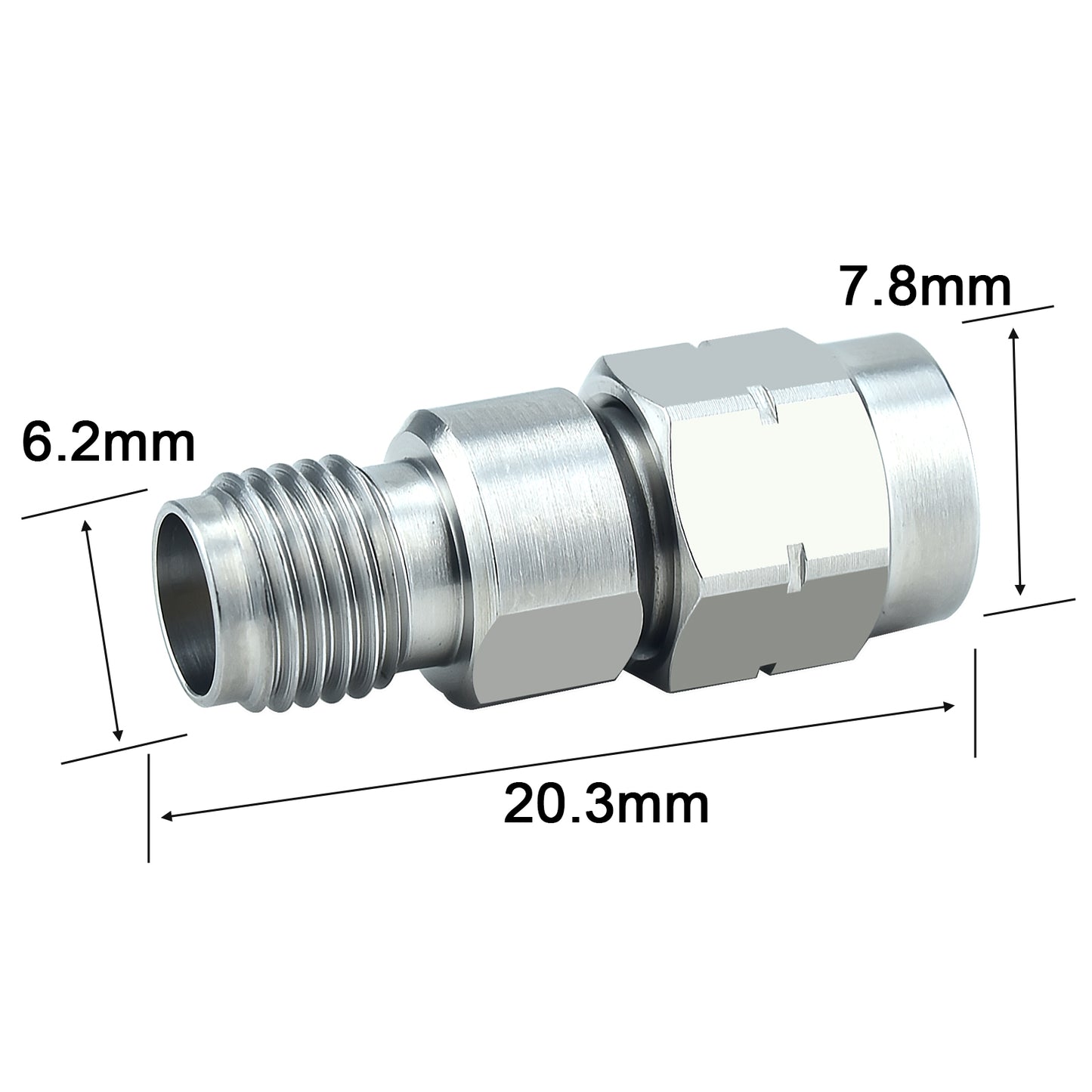 YILIANDUO 2.92mm(K-Type) to 3.5mm Male Female Precision Cross-Series RF Adapter | DC-34GHz 50Ω Passivated Stainless Steel, Mechanically Intermateable with Standard SMA Connectors