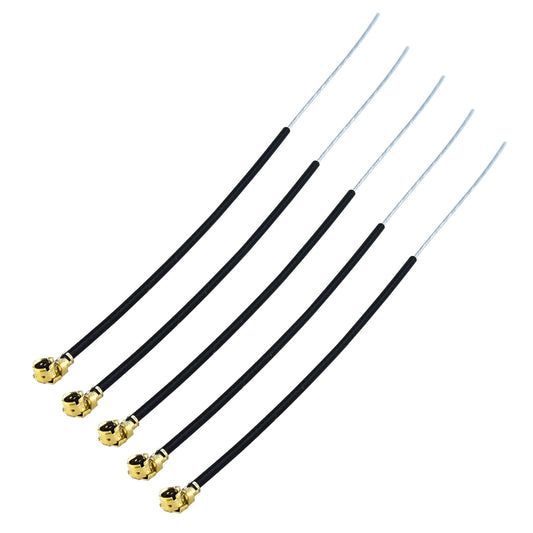YILIANDUO 3dbi 1090MHz WiFi Antenna IPX Antenna Ufl IPX Connector Brass Inner Aerial 10CM Length 1.13 Cable 5-Pack
