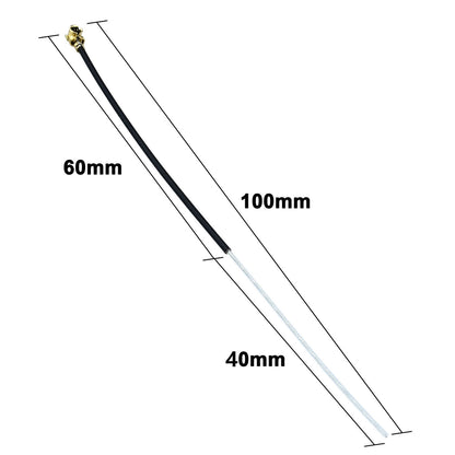 YILIANDUO 3dbi 1090MHz WiFi Antenna IPX Antenna Ufl IPX Connector Brass Inner Aerial 10CM Length 1.13 Cable 5-Pack
