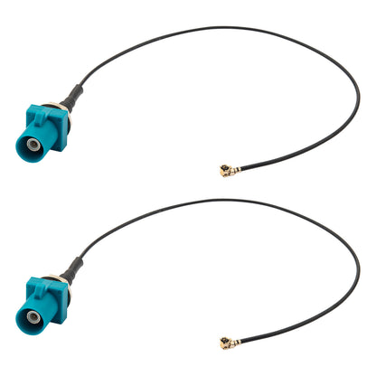 YILIANDUO Fakra to IPX Cable Fakra Z Male to IPX U.FL Plug 20CM 50 Ohm DC-6GHz RoHS Compliant for Car GPS Bluetooth Wi-Fi 2-Pack