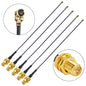 YILIANDUO 5pcs RP-SMA Female to IPX/U.FL Pigtail Cable 17cm 1.13mm for WiFi Router, Antenna, Security Camera, GPS Devices