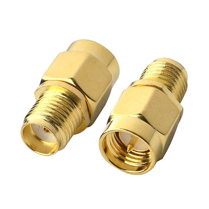 YILIANDUO 6 Type Set SMA Adapter Kit SMA Connector Male to Female Straight Gold-Plated Coax RF Adapter Connector kit