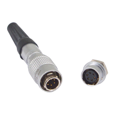 YILIANDUO YC8-6P 6-Pin Push-Pull Aviation Connector Plug & Socket Set | Metal Waterproof Circular Connector for Industrial, Medical & Communication Equipment