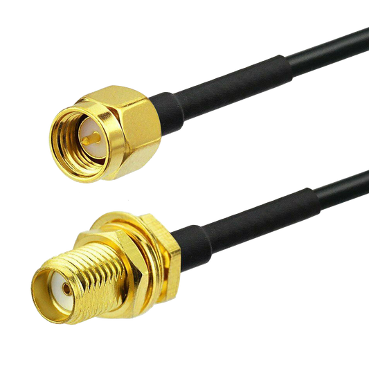 YILIANDUO SMA Male to SMA Female LMR240 Low Loss Coaxial Cable RF Antenna Extension Cable