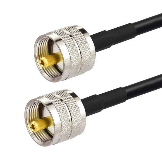 YILIANDUO PL-259 UHF Male to UHF Male LMR240 Low Loss Coaxial Cable RF Antenna Extension Cable